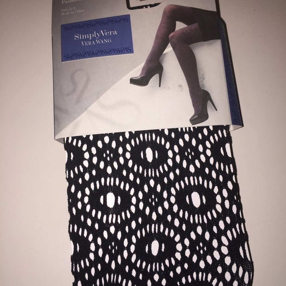 Simply Vera Vera Wang Fashion Tights New
